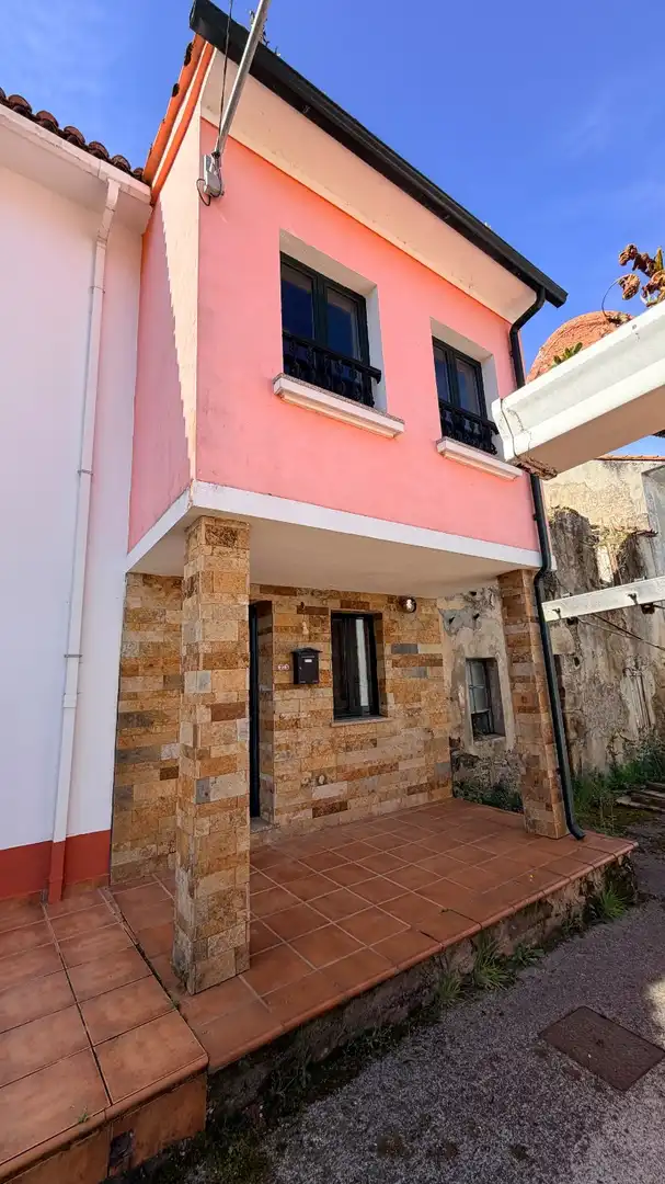 Vista exterior de Casa adosada en venta en Ares con Terraza