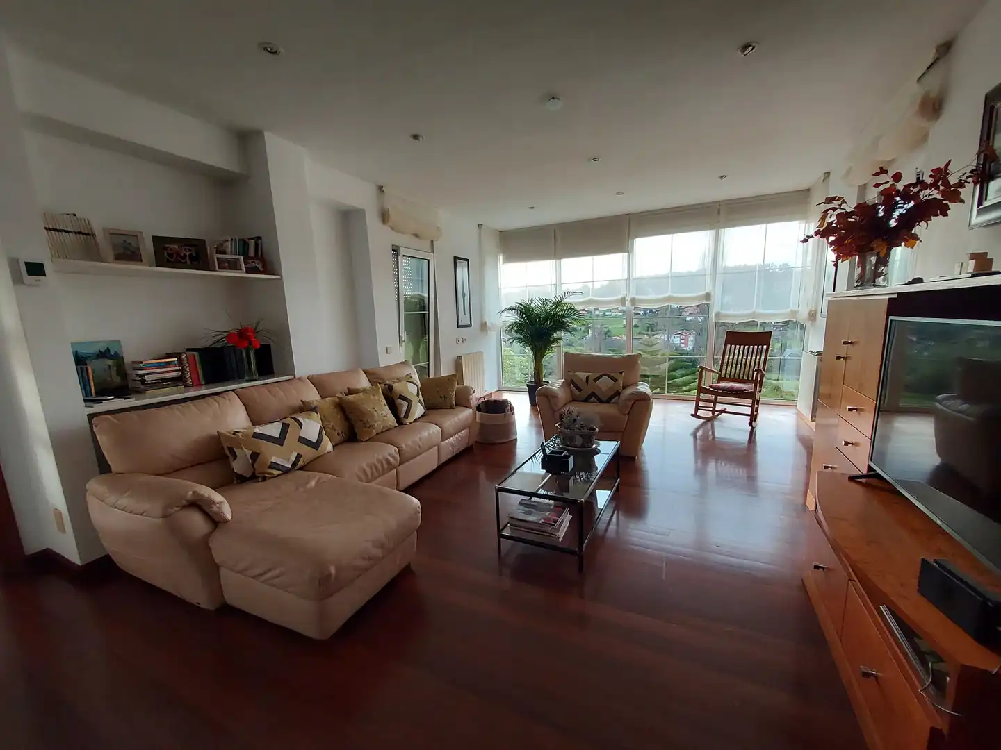 Living room of Houses for sale in Castrillón  with Heating, Private garden and Parquet flooring