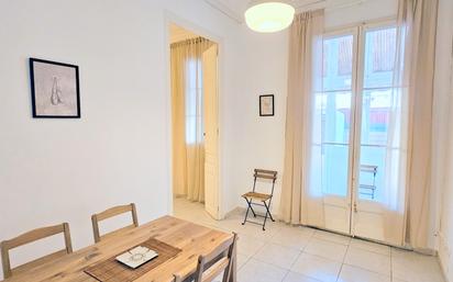 Dining room of Flat to rent in  Barcelona Capital  with Terrace, Storage room and Furnished