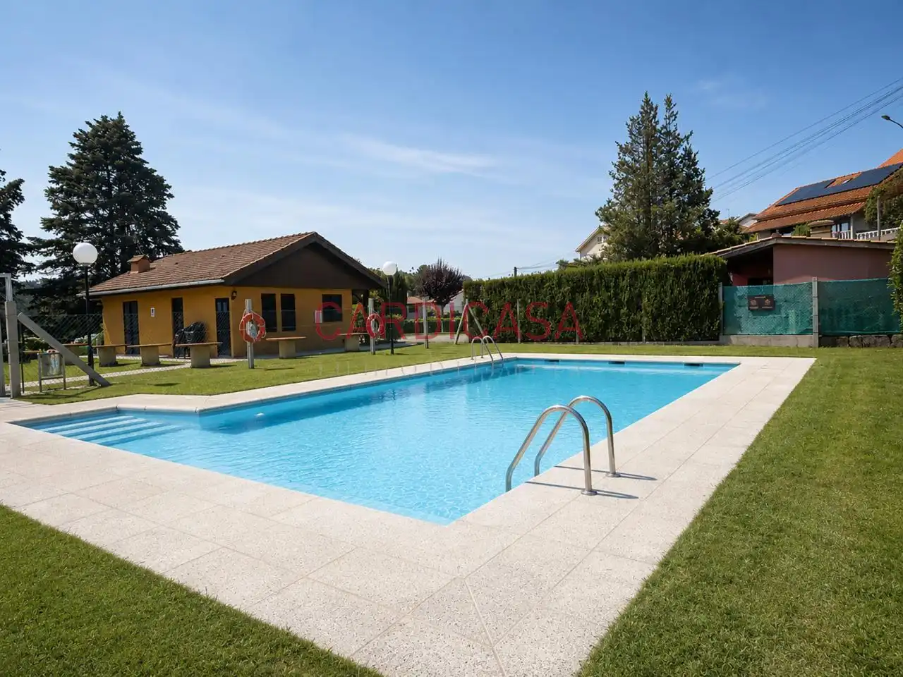 Piscina de Casa o xalet en venda en Mos amb Calefacció, Jardí privat i Terrassa
