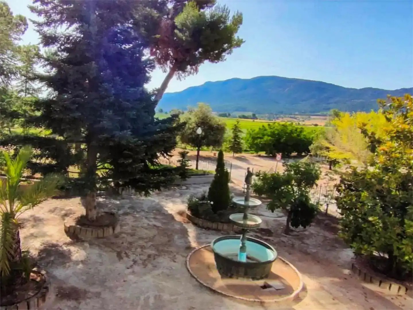 Garten von Wohnung zur Miete in Alcoy / Alcoi mit Klimaanlage, Privatgarten und Schwimmbad