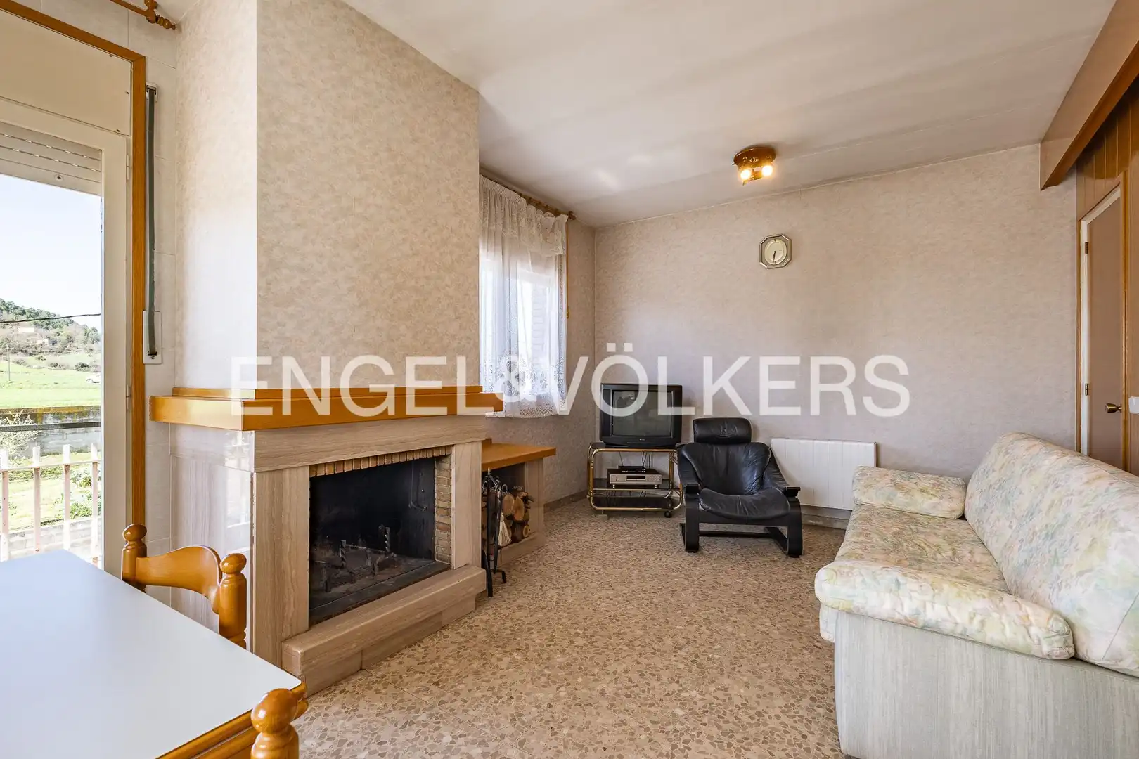 Sala de estar de Casa o chalet en venta en Montmajor con Calefacción, Jardín privado y Terraza