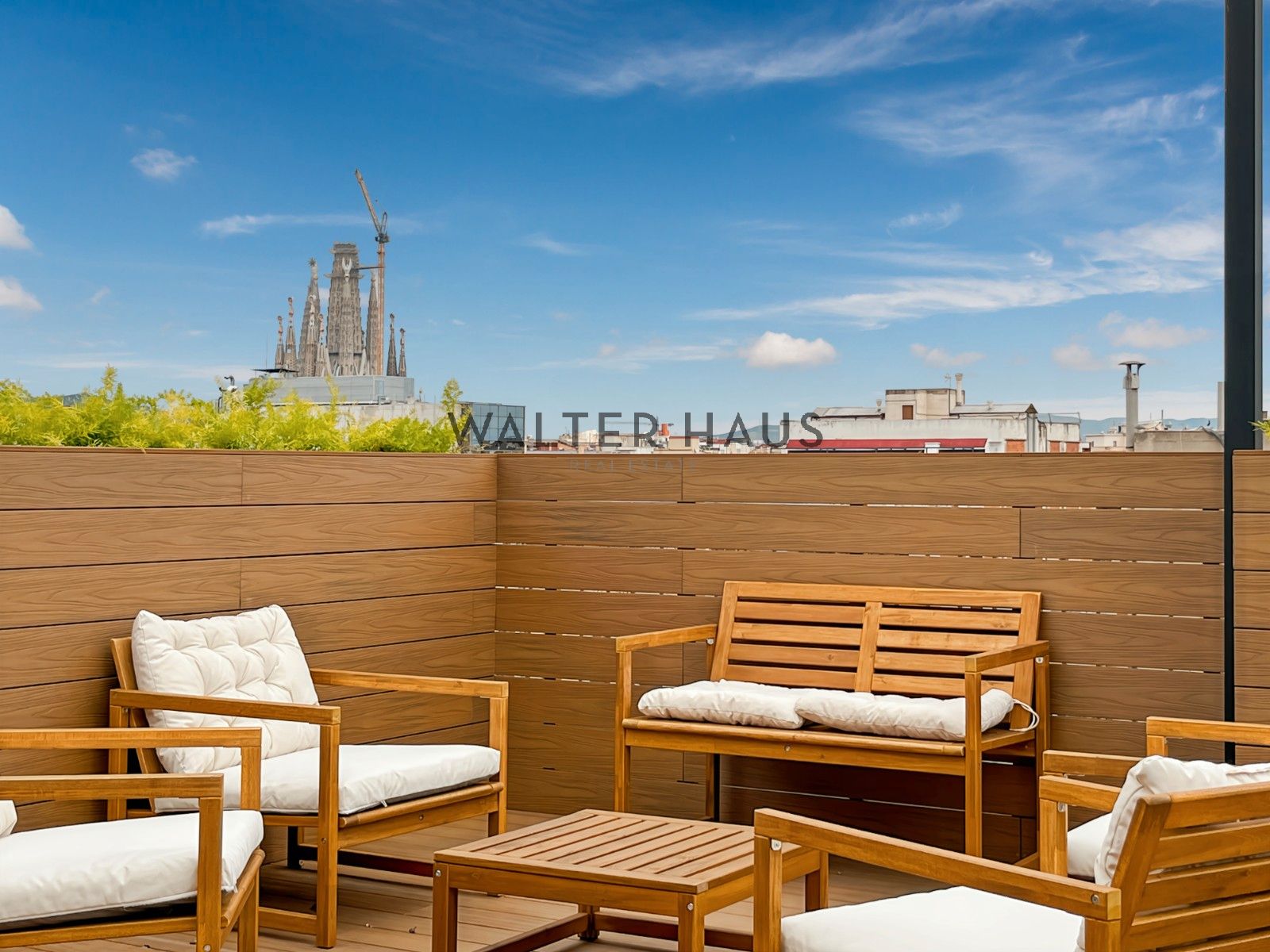 Terrace of Attic to rent in  Barcelona Capital  with Air Conditioner, Terrace and Furnished