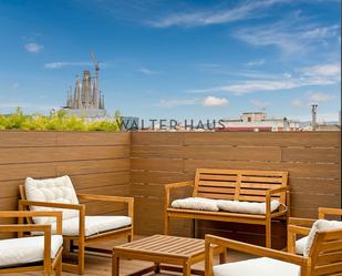 Terrace of Attic to rent in  Barcelona Capital  with Air Conditioner, Terrace and Furnished