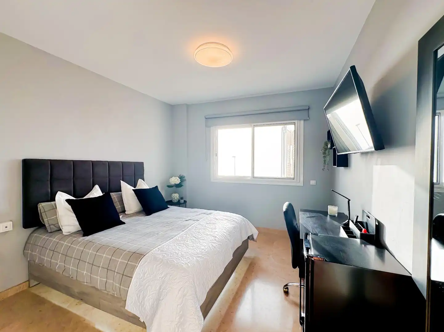 Bedroom of Houses for sale in Santiago del Teide  with Air Conditioner, Private garden and Terrace