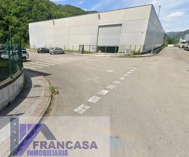 Vista exterior de Nave industrial en venta en Aller