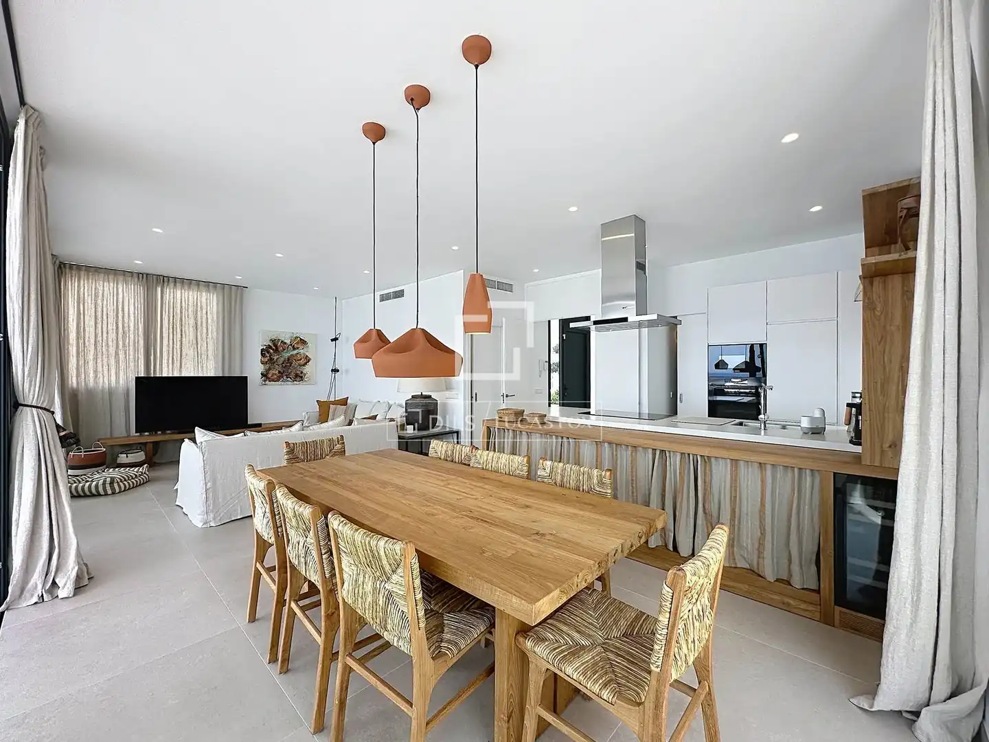 Comedor de Casa o chalet de alquiler en Ciutadella de Menorca con Aire acondicionado, Calefacción y Jardín privado