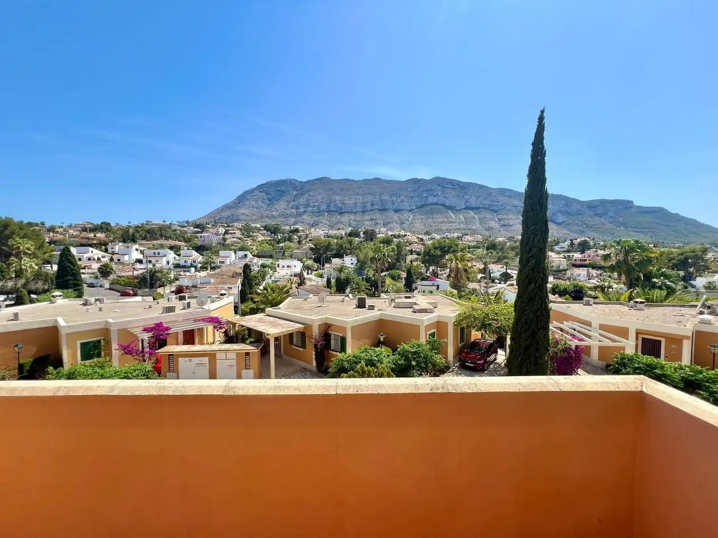 Exterior view of Detached homes for sale in Dénia  with Air Conditioner, Terrace and Community pool