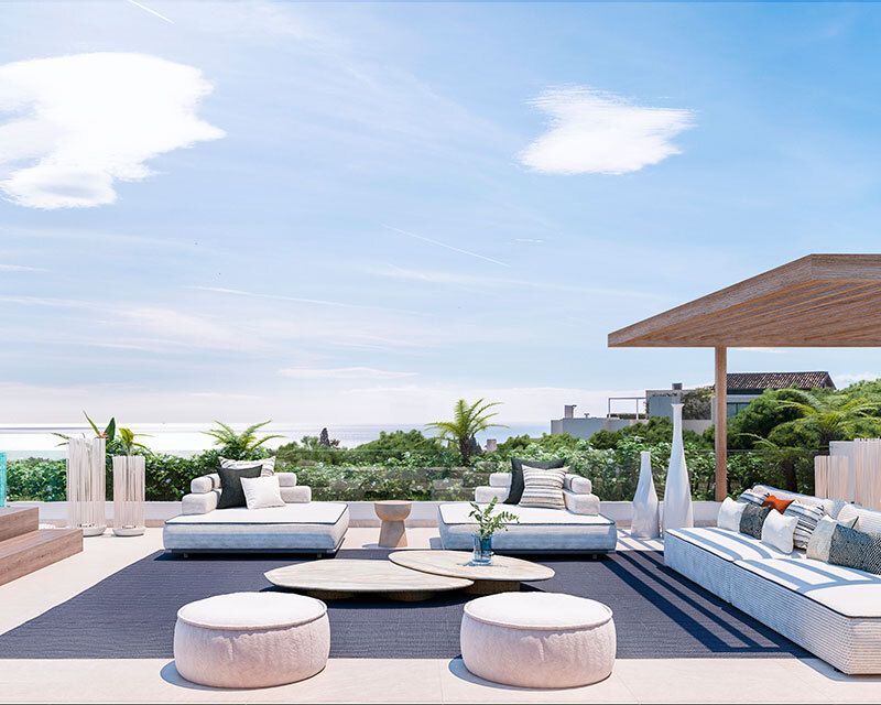 Terrassa de Casa o xalet en venda en Marbella