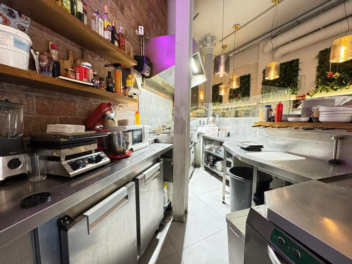 Cocina de Local en traspaso en Barcelona con Aire acondicionado, Calefacción y Terraza