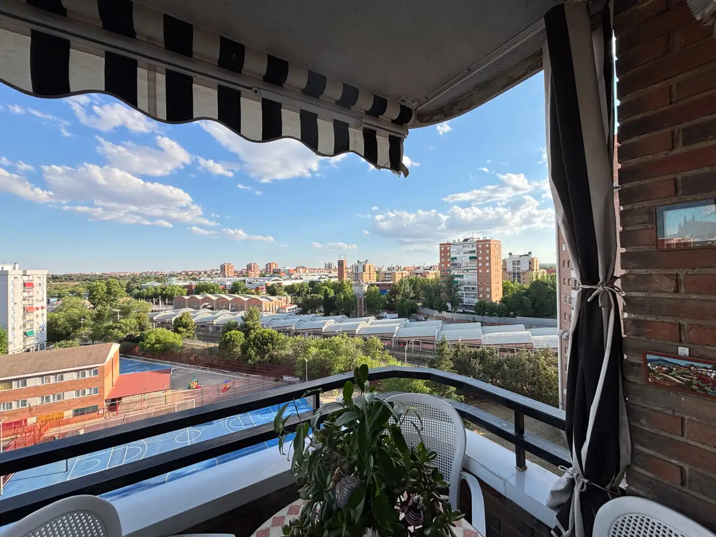 Terrasse von Wohnung zum Verkauf in Madrid mit Heizung, Privatgarten und Terrasse