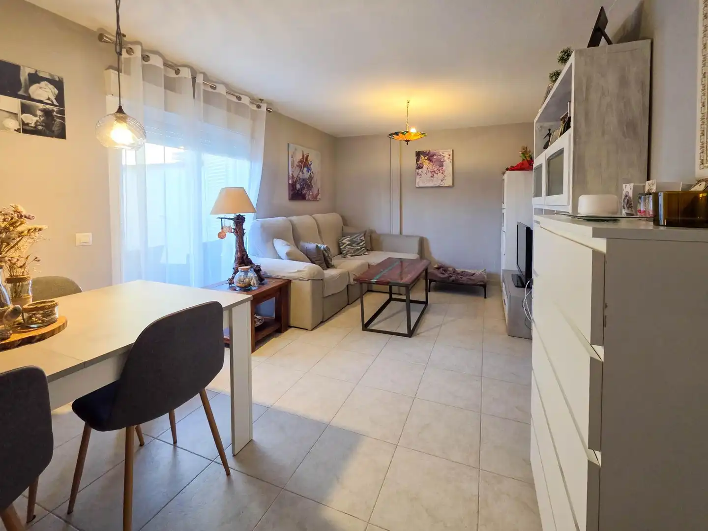 Sala de estar de Planta baja en venta en Fuente El Saz de Jarama con Terraza