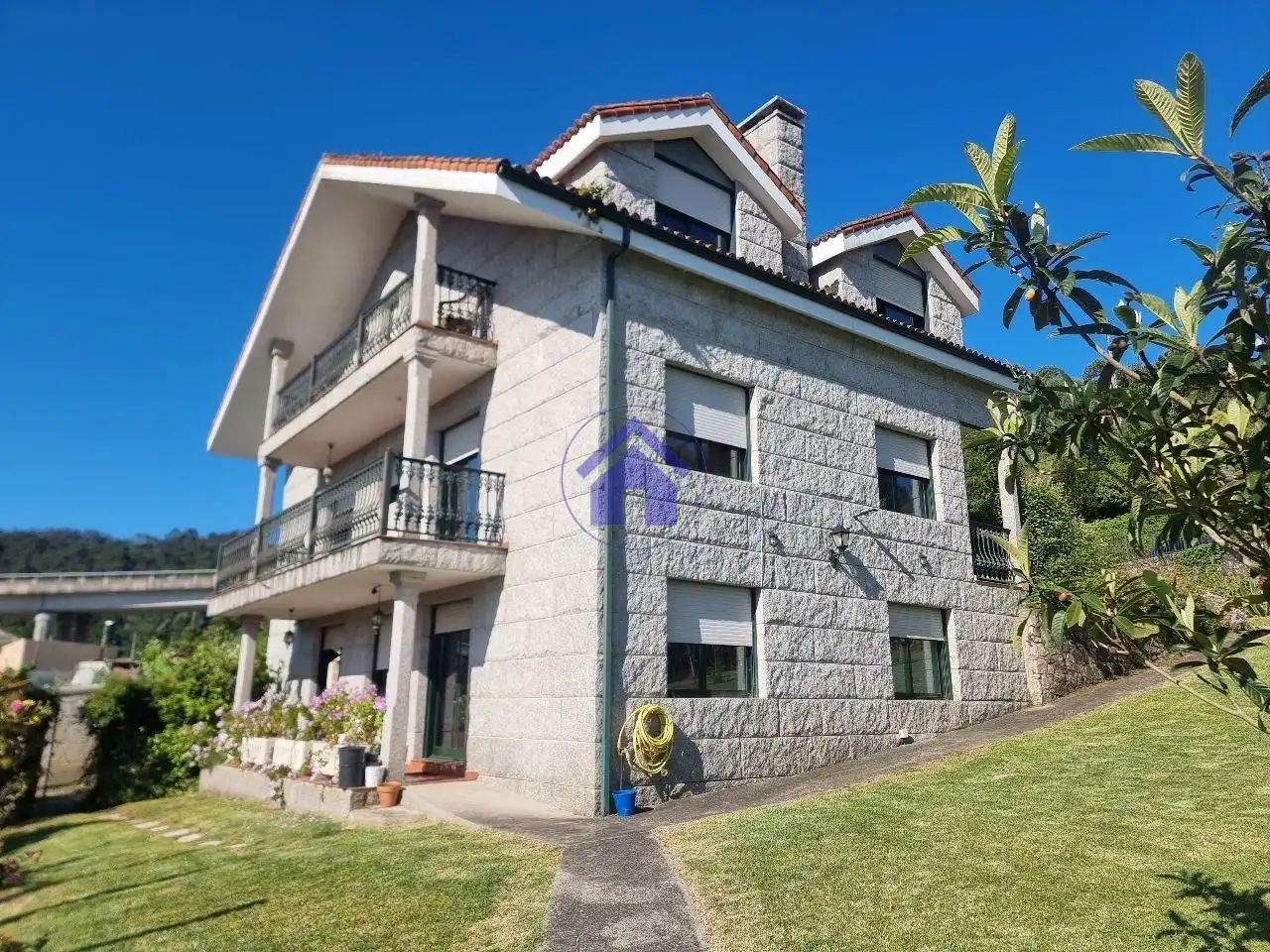 Vista exterior de Casa o chalet en venta en Baiona con Calefacción, Jardín privado y Trastero