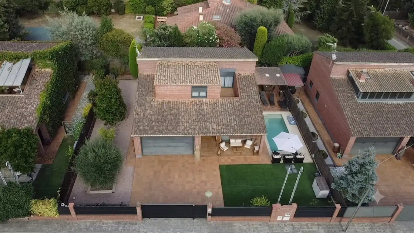 Vista exterior de Casa o xalet en venda en Sant Antoni de Vilamajor amb Aire condicionat, Calefacció i Jardí privat