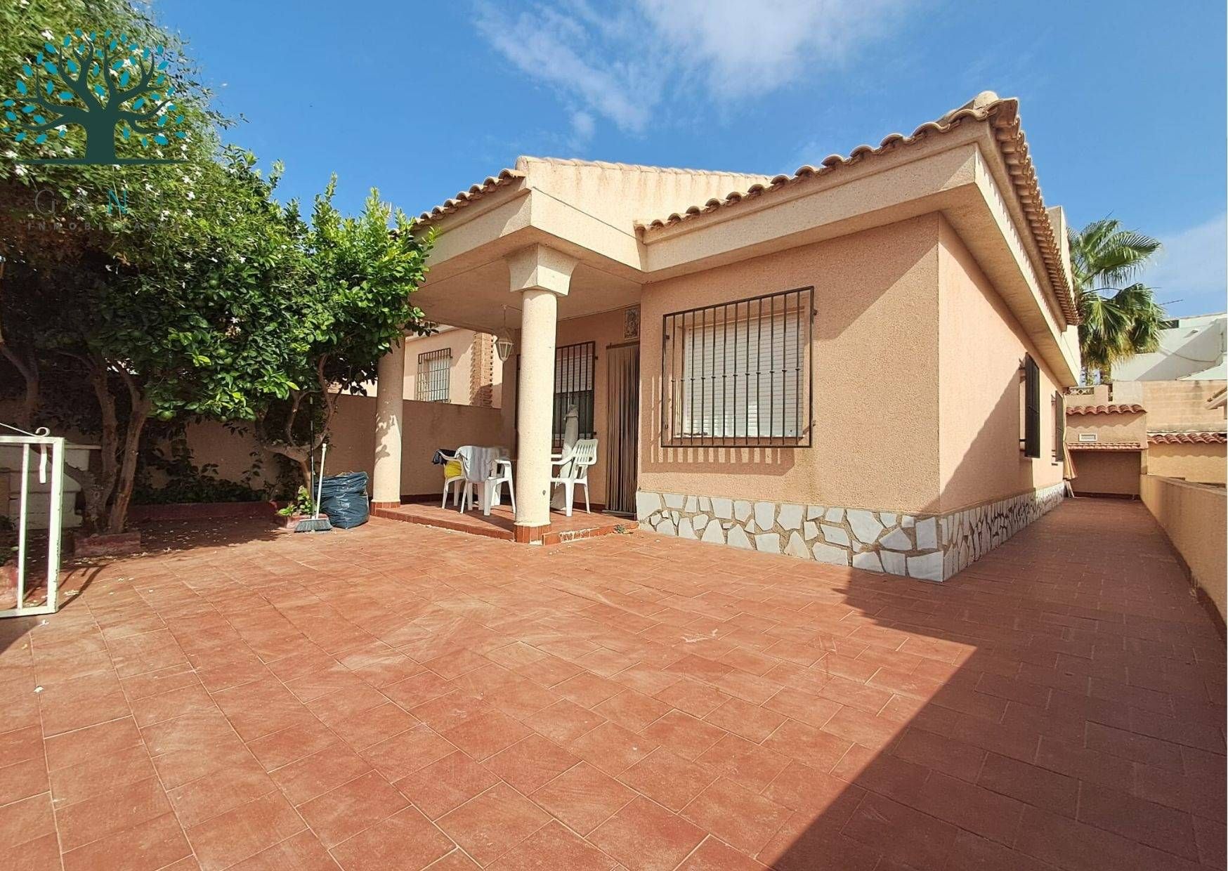 Exterior view of House or chalet for sale in Mazarrón  with Air Conditioner, Private garden and Terrace