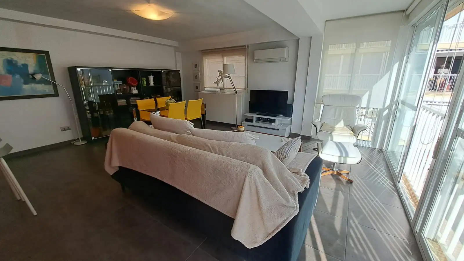 Sala d'estar de Apartament en venda en Altea amb Aire condicionat, Calefacció i Moblat