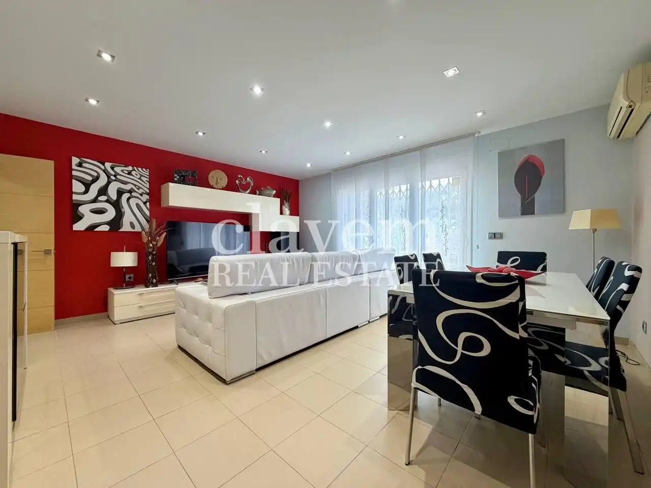 Sala de estar de Casa o chalet en venta en Barcelona con Aire acondicionado, Jardín privado y Terraza
