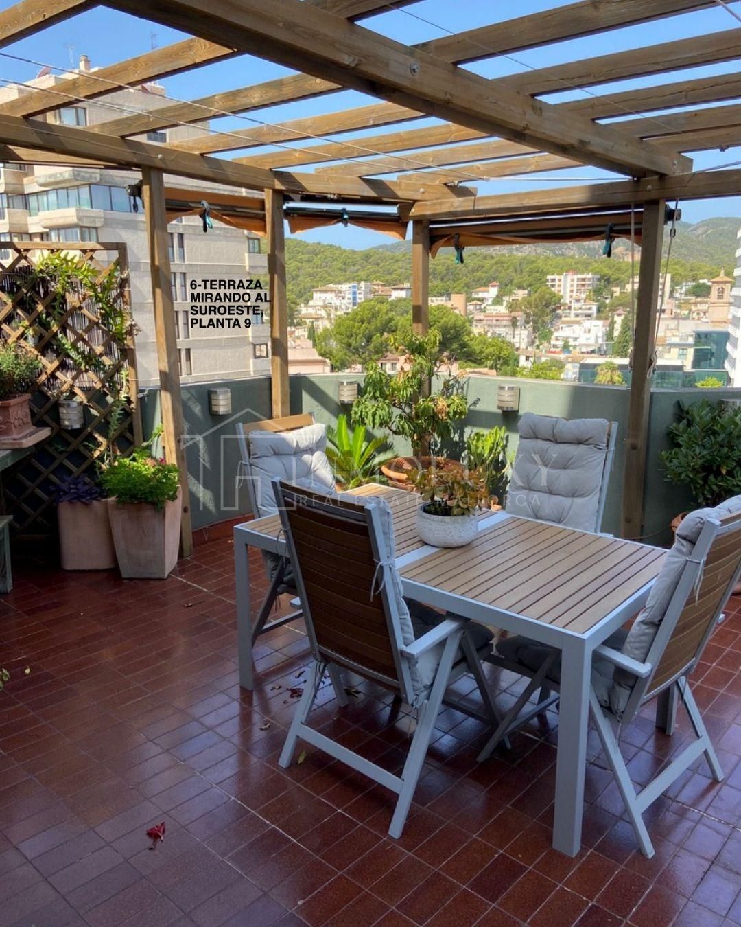 Terrassa de Dúplex de lloguer en  Palma de Mallorca amb Aire condicionat, Calefacció i Terrassa