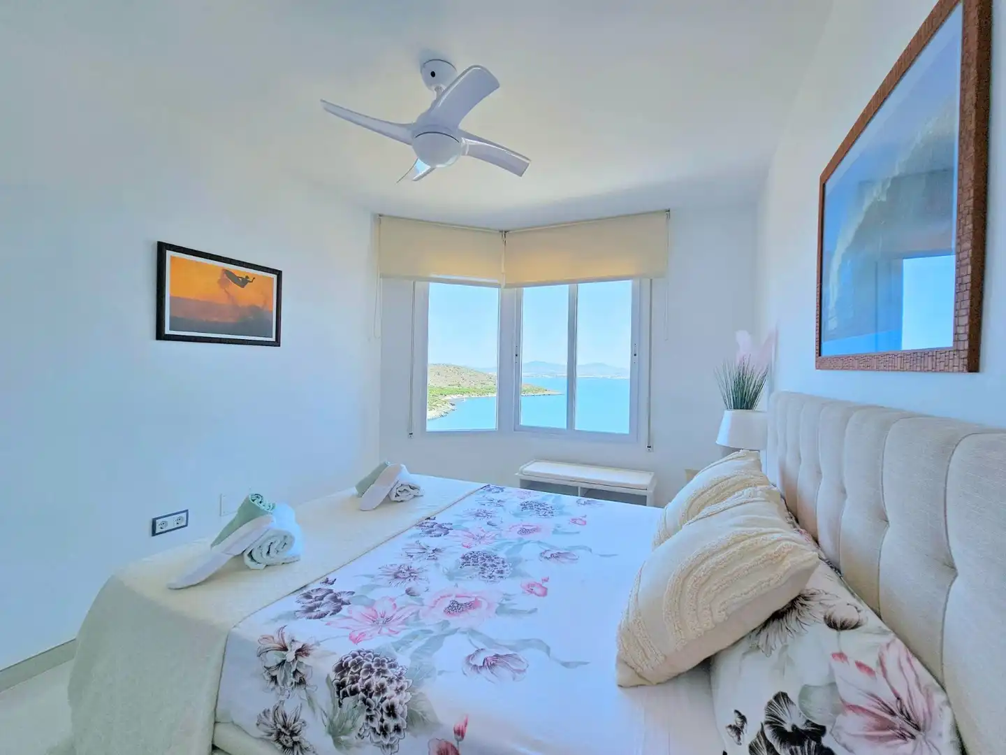 Bedroom of Ground floor for rent in La Manga del Mar Menor  with Air Conditioner, Heating and Terrace