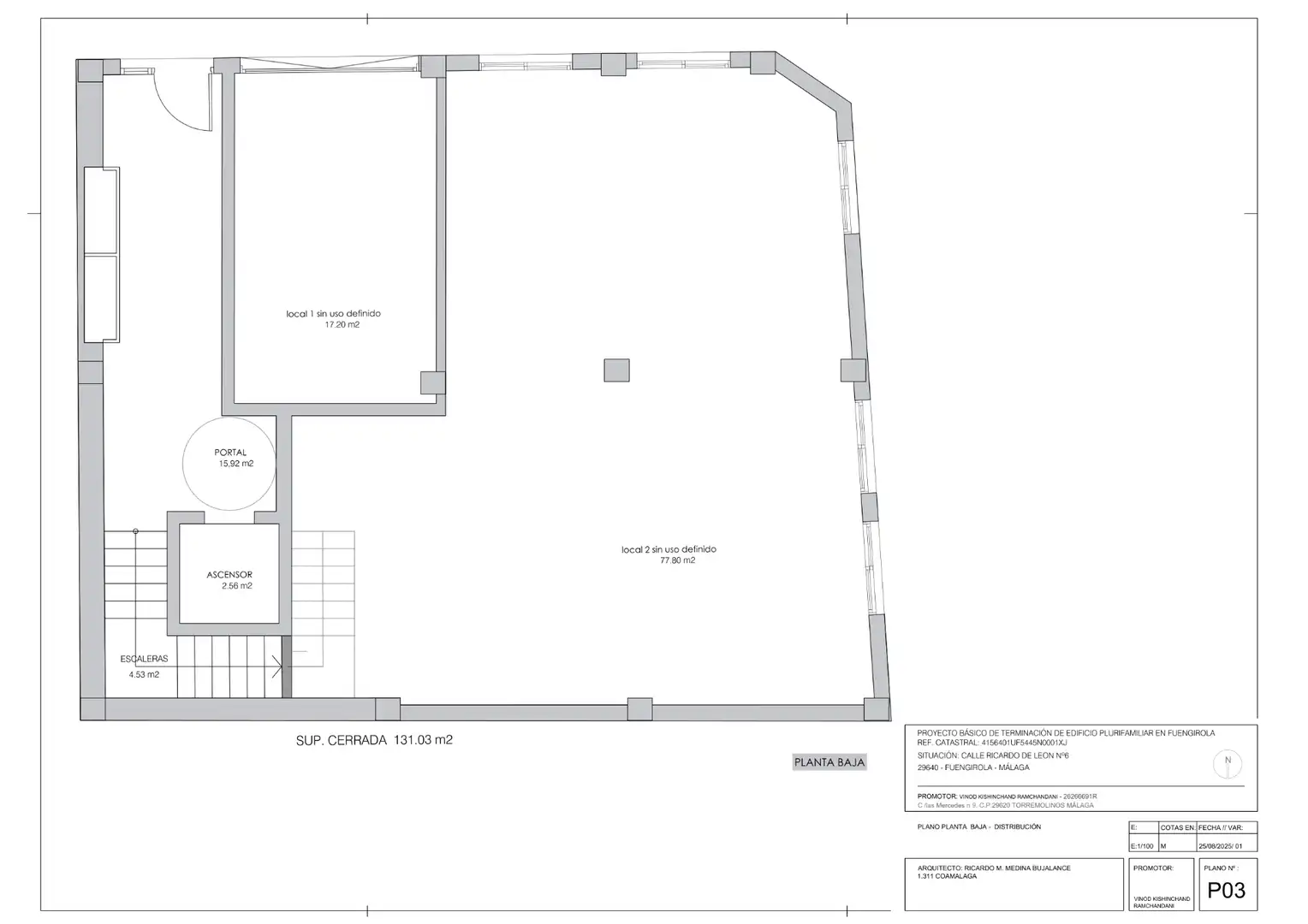 Residenziale con ascensore in vendita a Calle Ricardo León 11