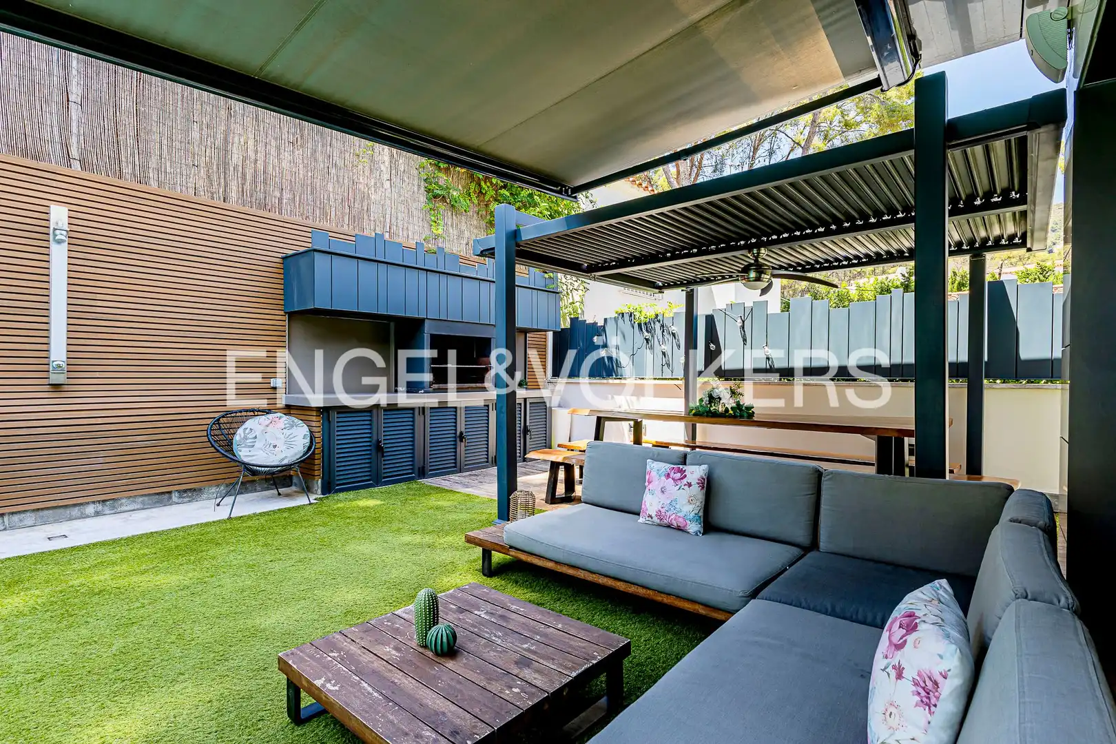 Terrace of Houses for rent in Castelldefels  with Air Conditioner, Heating and Private garden