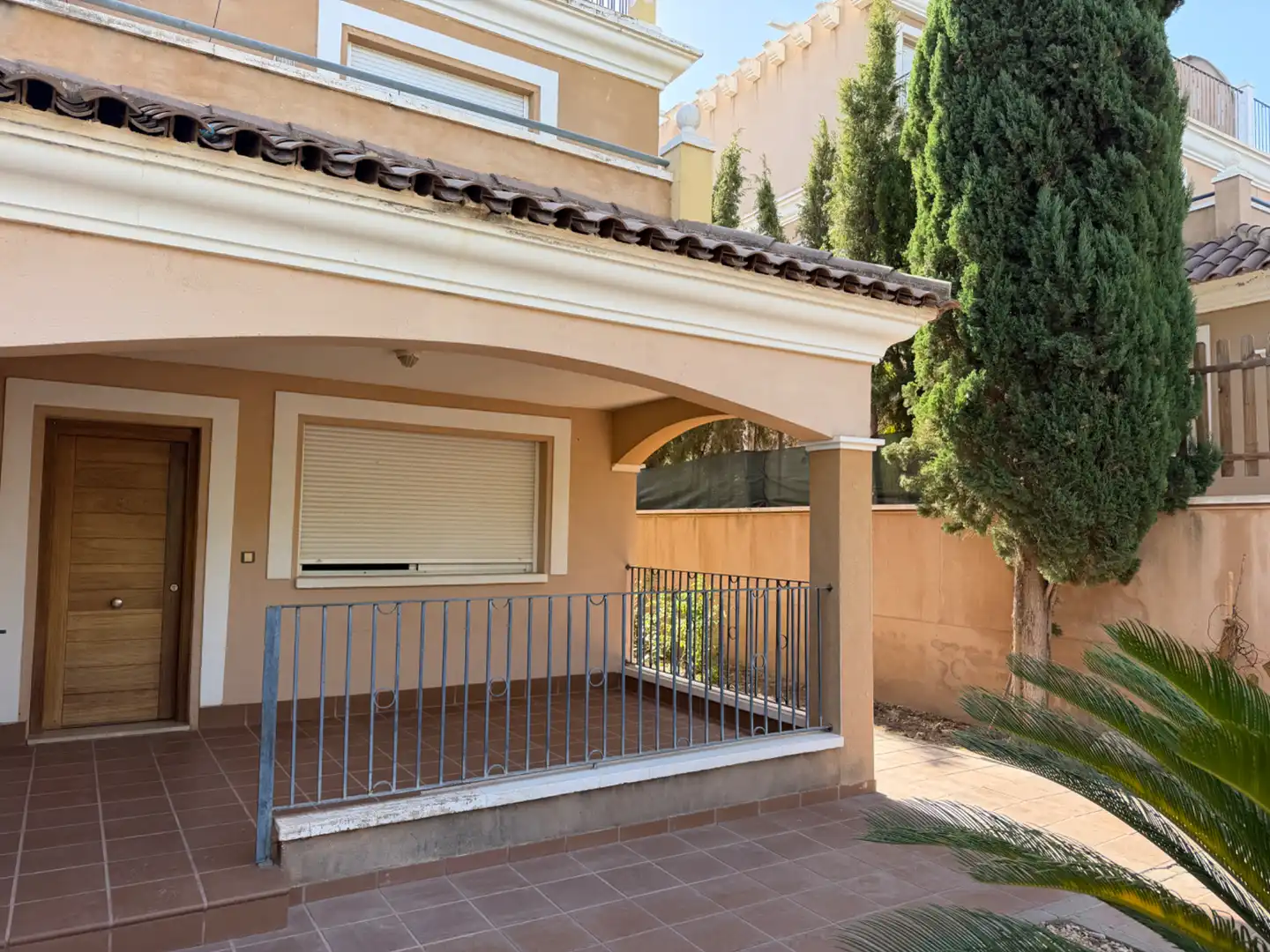 Vista exterior de Casa adosada en venta en Murcia con Aire acondicionado, Calefacción y Jardín privado