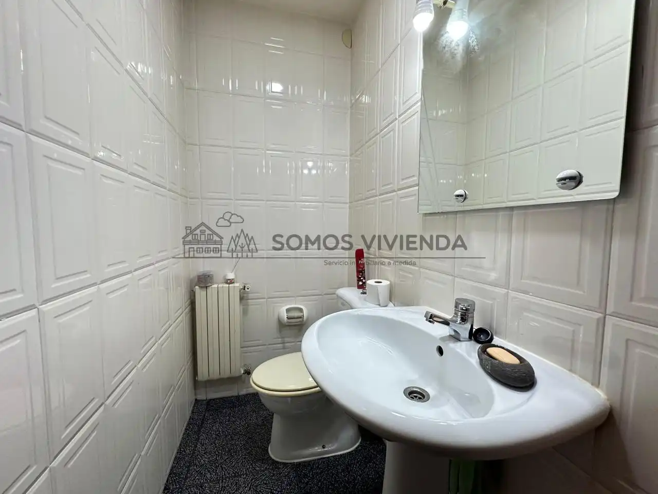 Badezimmer von Einfamilien-Reihenhaus zum Verkauf in Barbadás mit Heizung, Privatgarten und Terrasse