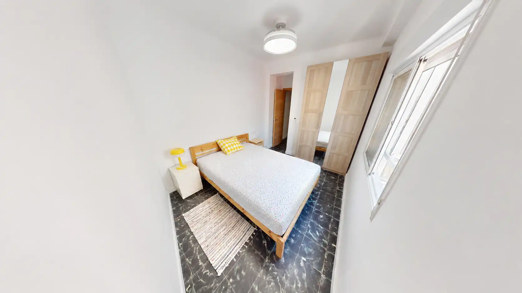 Bedroom of Flat for rent in Alicante / Alacant  with Furnished, Washing machine and TV