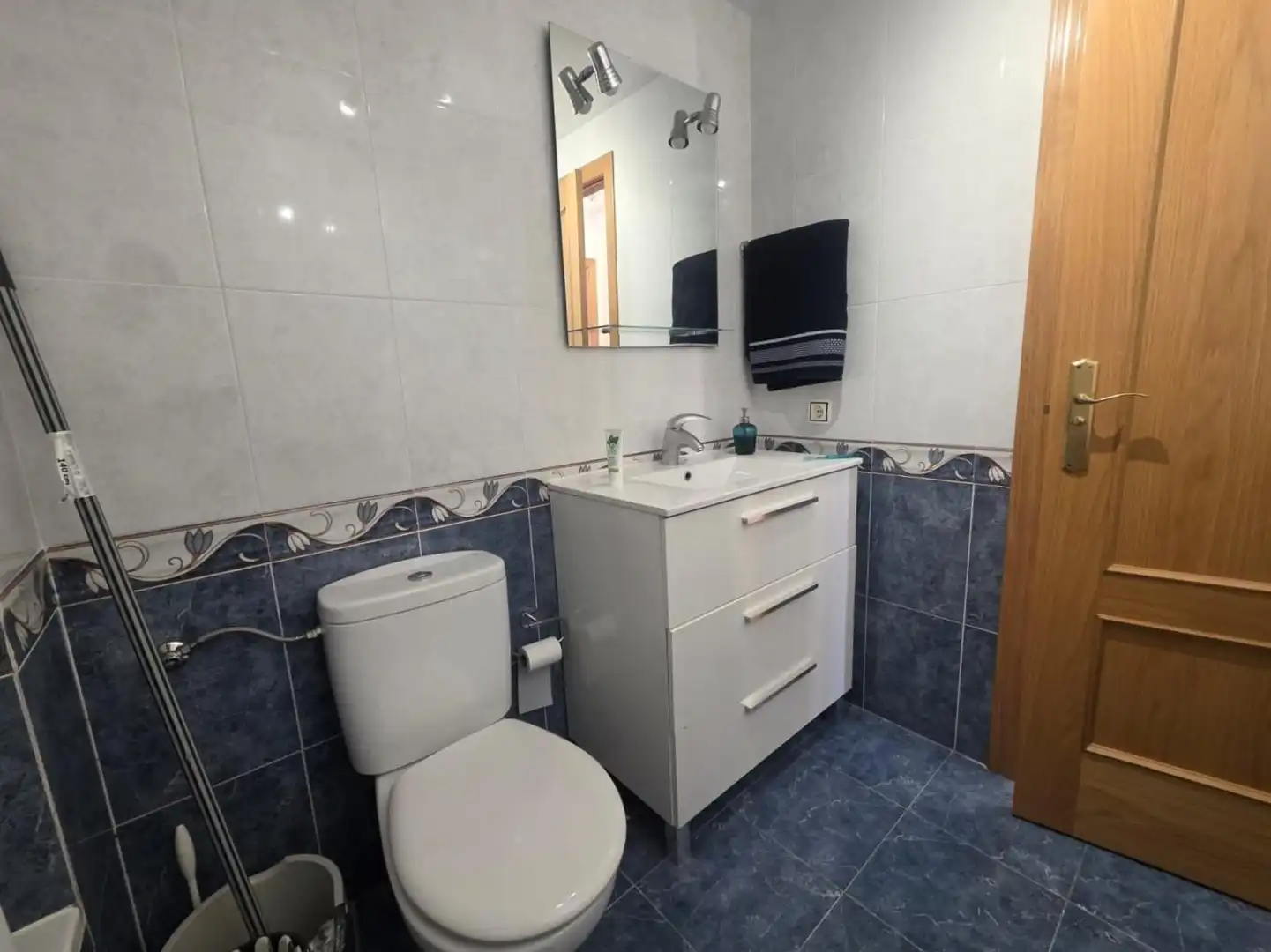 Badezimmer von Wohnung zur Miete in Ávila mit Heizung, Parkett und Terrasse