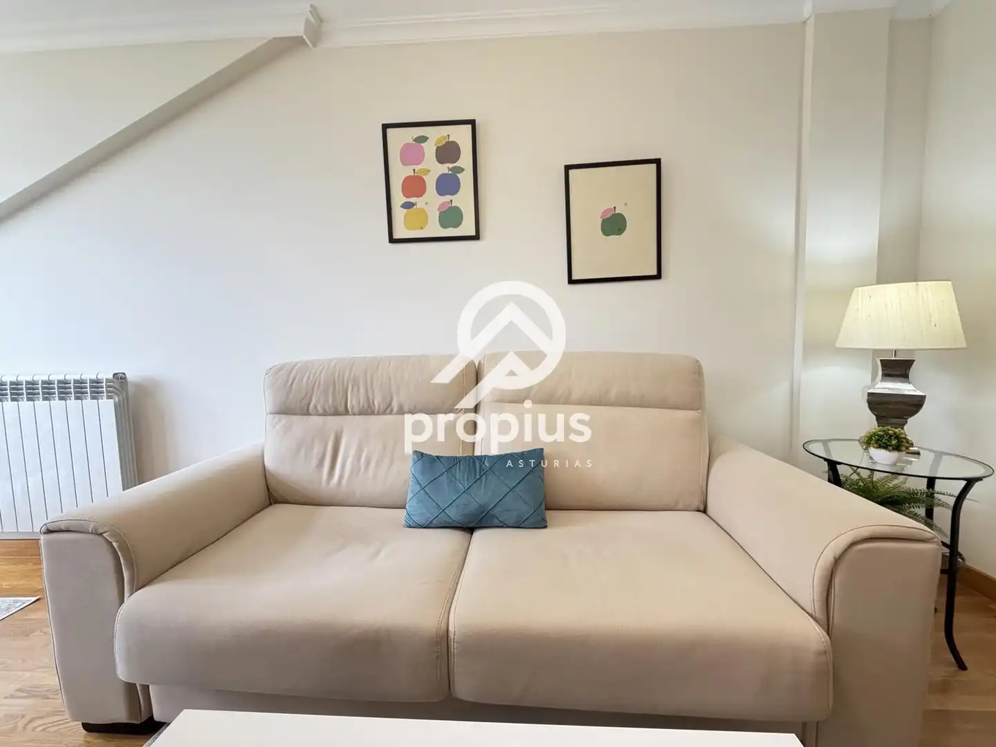 Living room of Flat for sale in Llanes  with Heating and Furnished