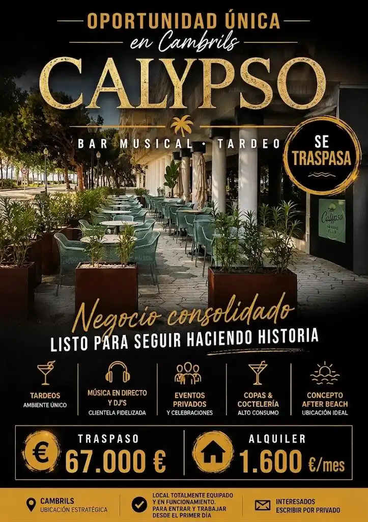 Local comercial en traspaso en del Garbí