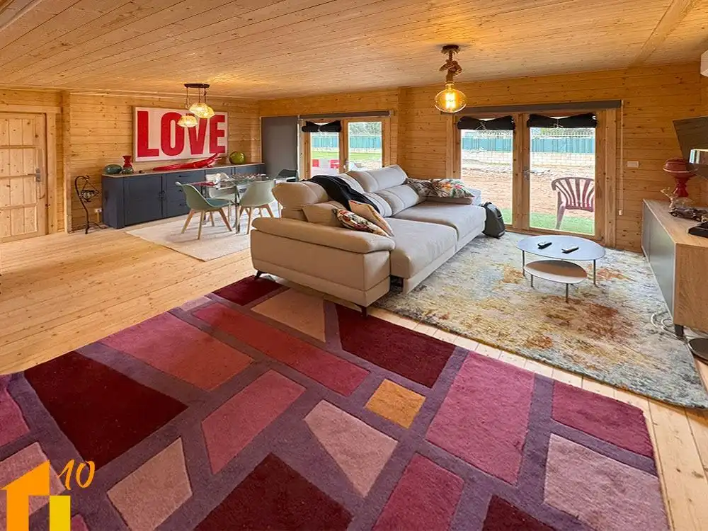 Sala de estar de Casa o chalet en venta en Lerma con Calefacción, Jardín privado y Jacuzzi