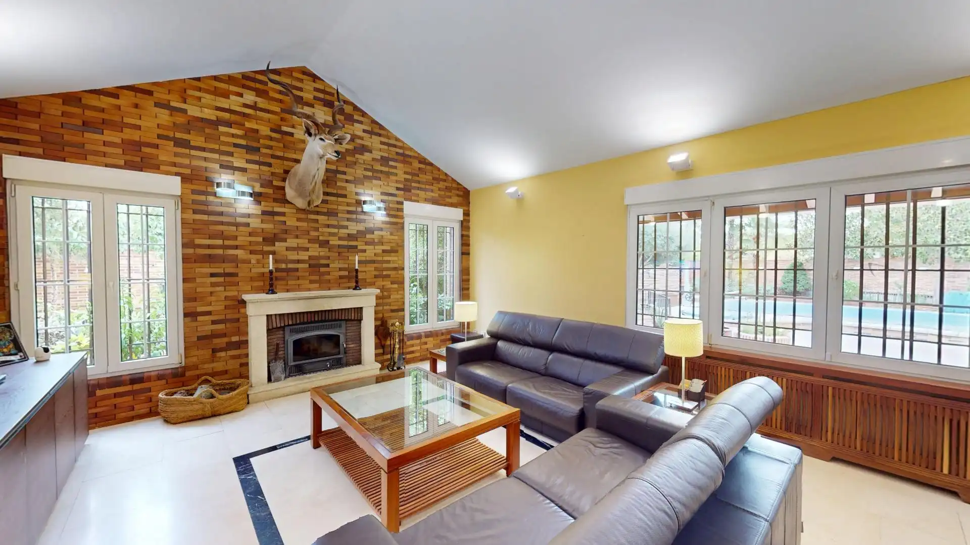Sala de estar de Casa o chalet en venta en Pedrezuela con Calefacción, Jardín privado y Terraza