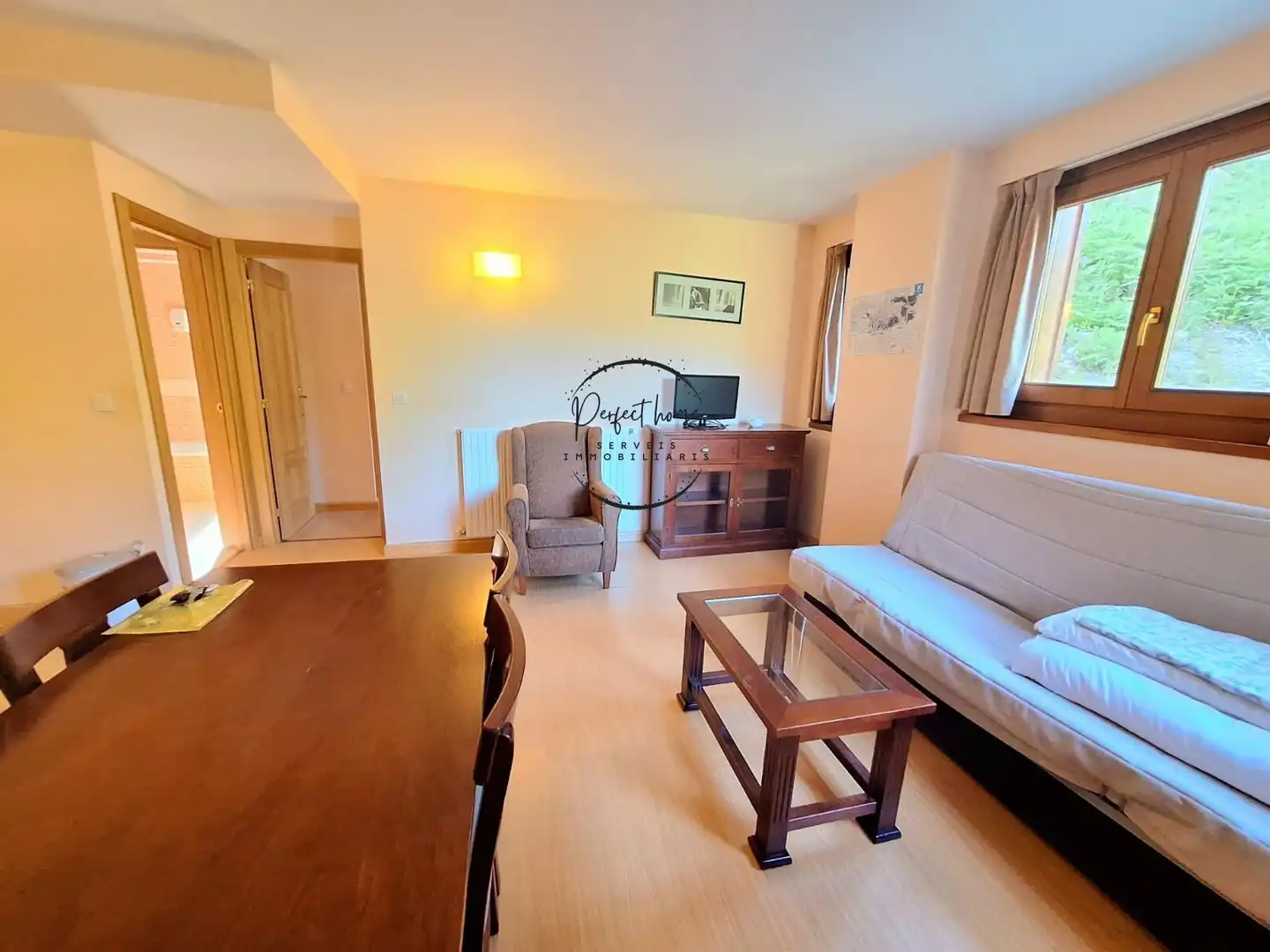 Sala de estar de Piso en venta en Canillo con Calefacción, Trastero y Amueblado