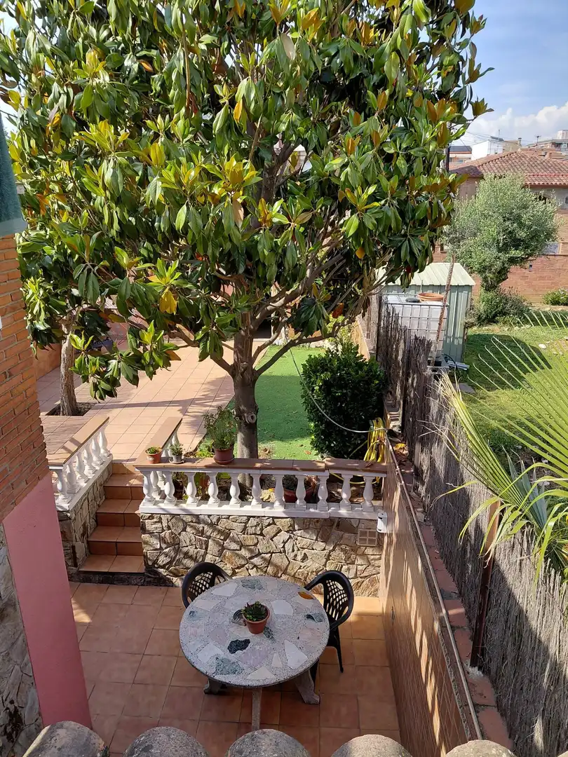 Terrassa de Casa adosada en venda en Parets del Vallès amb Aire condicionat, Calefacció i Piscina