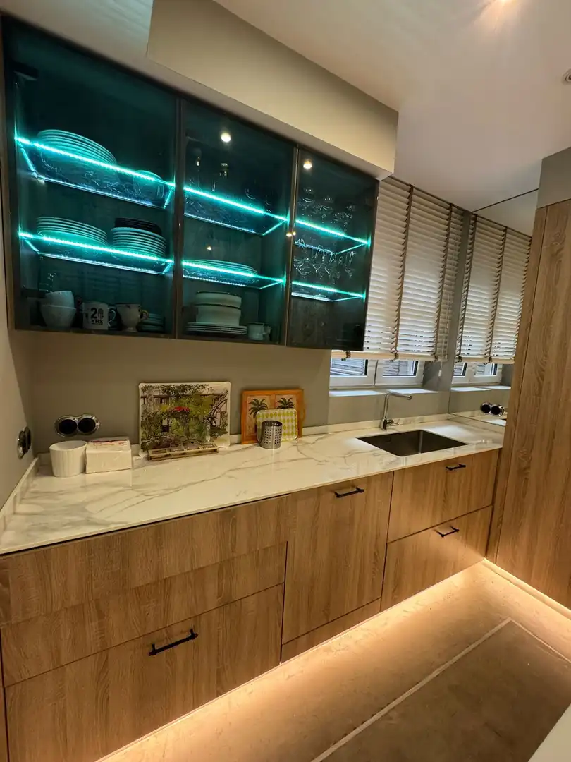 Küche von Wohnung zur Miete in Madrid mit Klimaanlage, Heizung und Möbliert