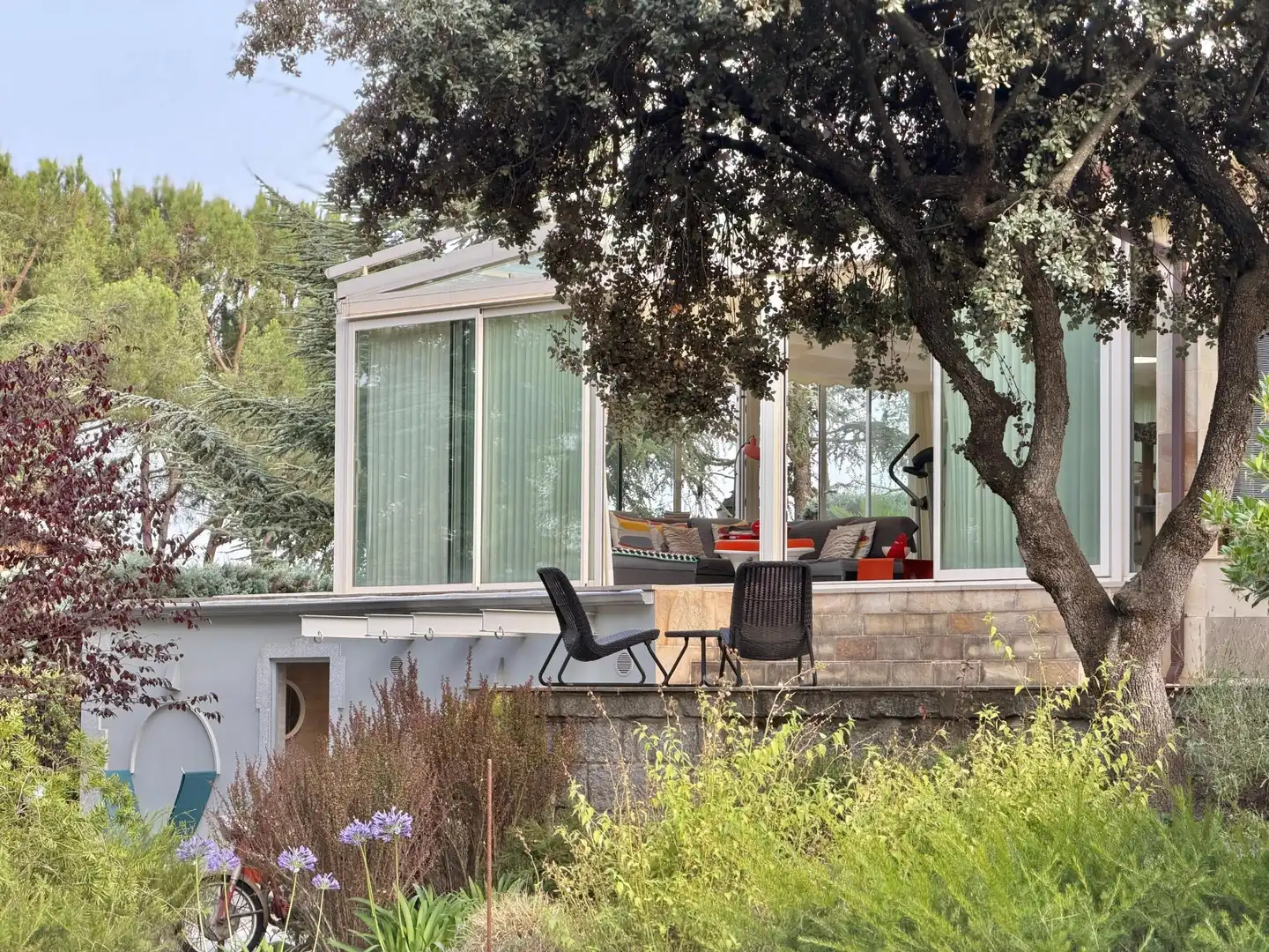 Terrassa de Casa o xalet en venda en Galapagar amb Aire condicionat, Calefacció i Jardí privat