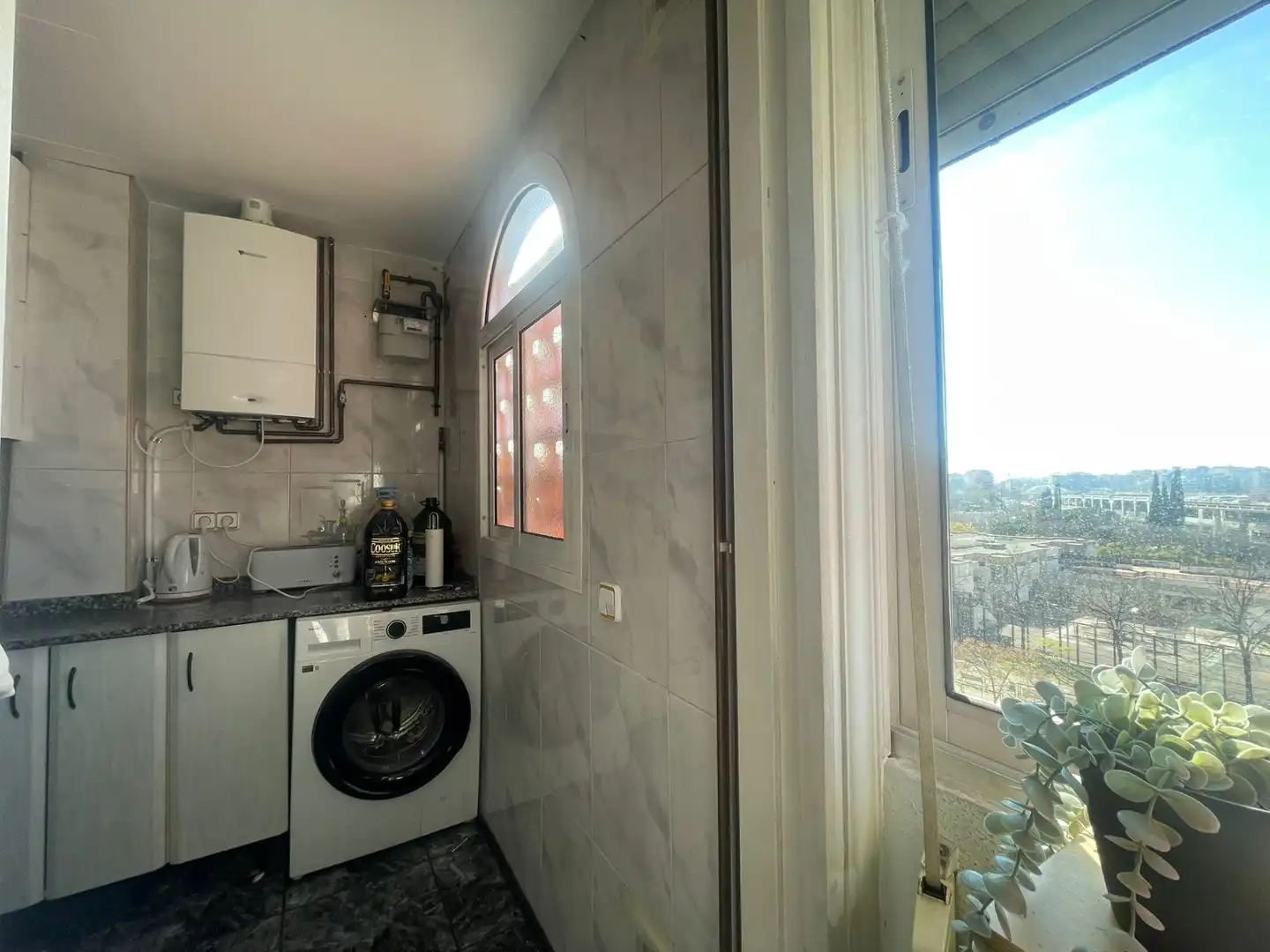 Kitchen of Flat for sale in Barcelona  with Air Conditioner, Heating and Furnished