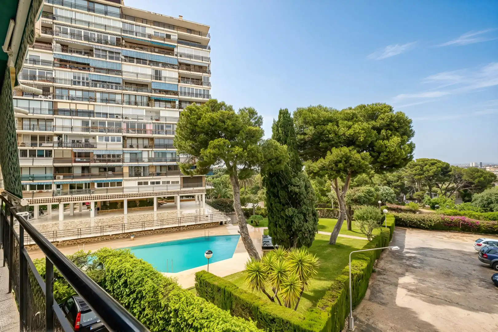 Außenansicht von Wohnungen zur Miete in Alicante / Alacant mit Klimaanlage, Heizung und Terrasse