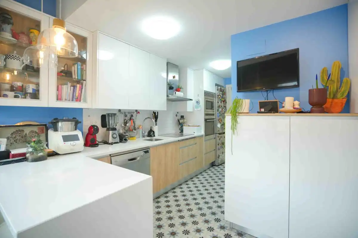 Cocina de Ático en venta en Madrid con Aire acondicionado, Calefacción y Jardín privado