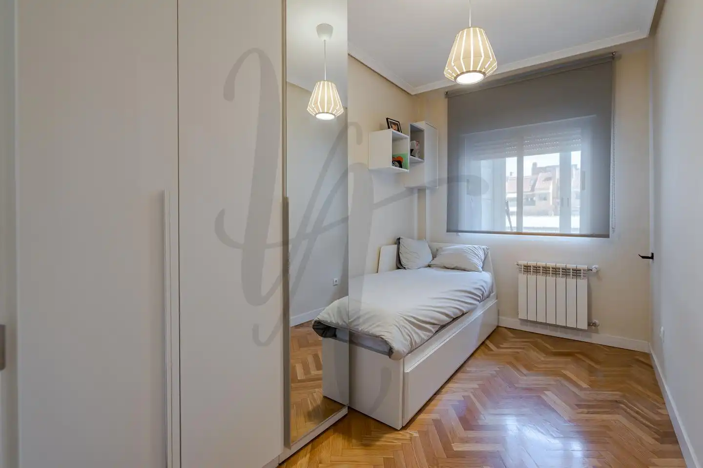 Schlafzimmer von Wohnung zum Verkauf in Madrid mit Klimaanlage, Heizung und Parkett
