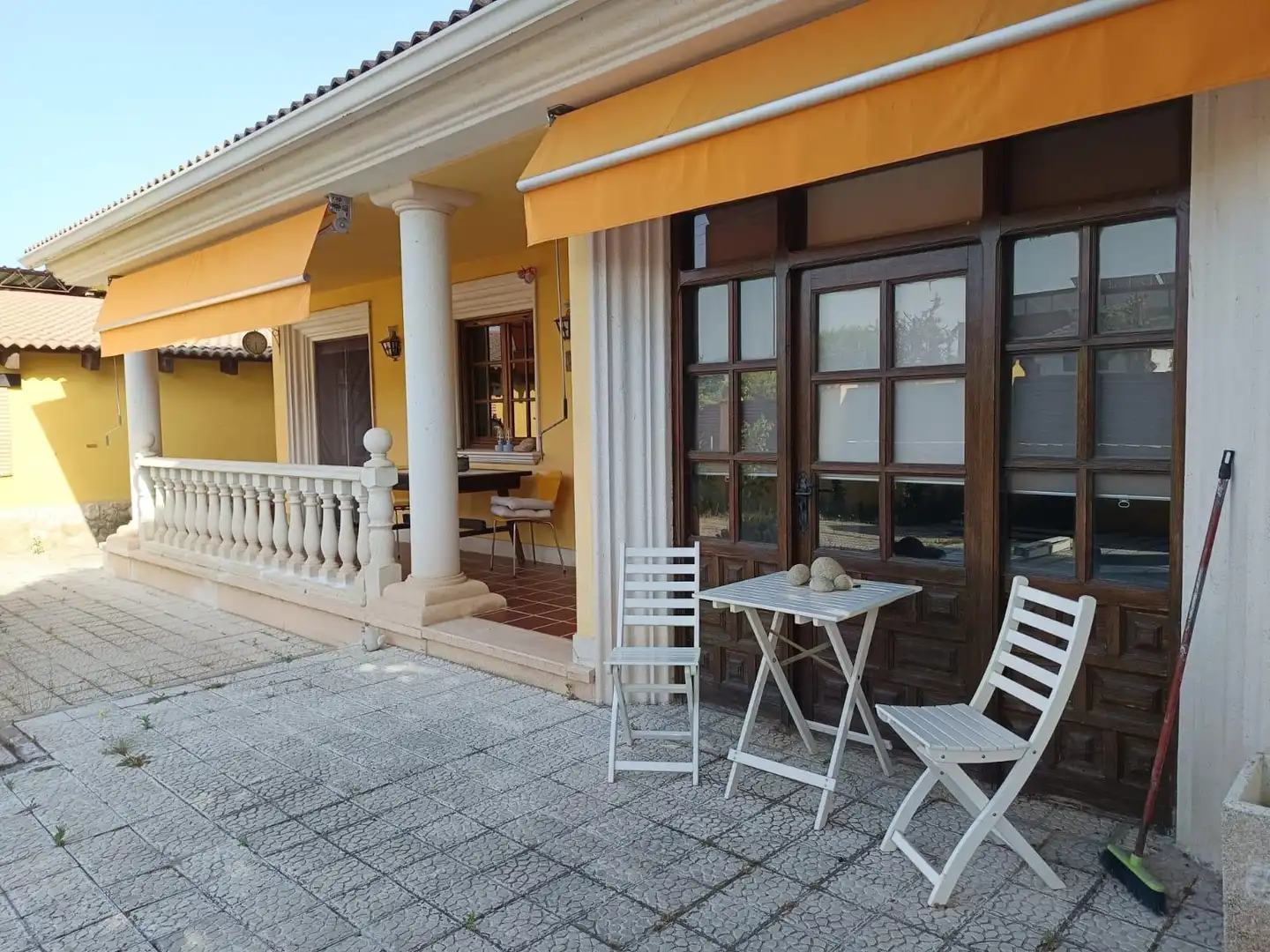 Terraza de Casa o chalet en venta en La Pedraja de Portillo  con Calefacción, Jardín privado y Piscina