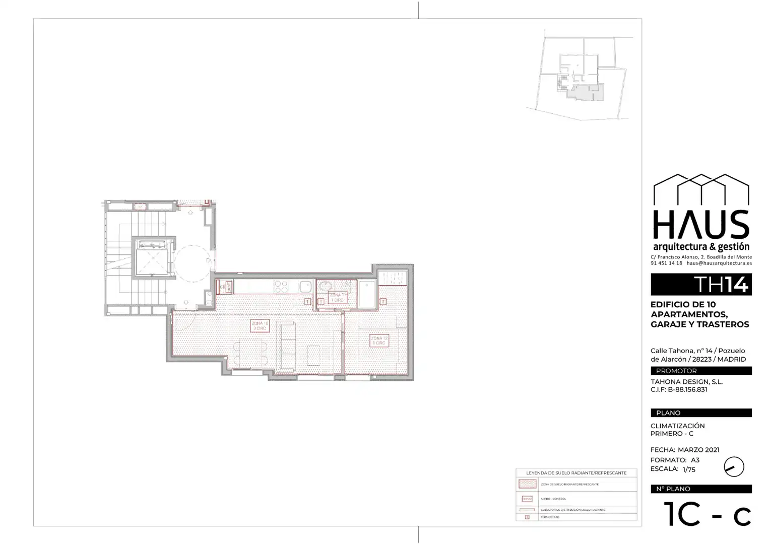 Apartamento de alquiler en Pozuelo de Alarcón con Aire acondicionado, Calefacción y Trastero