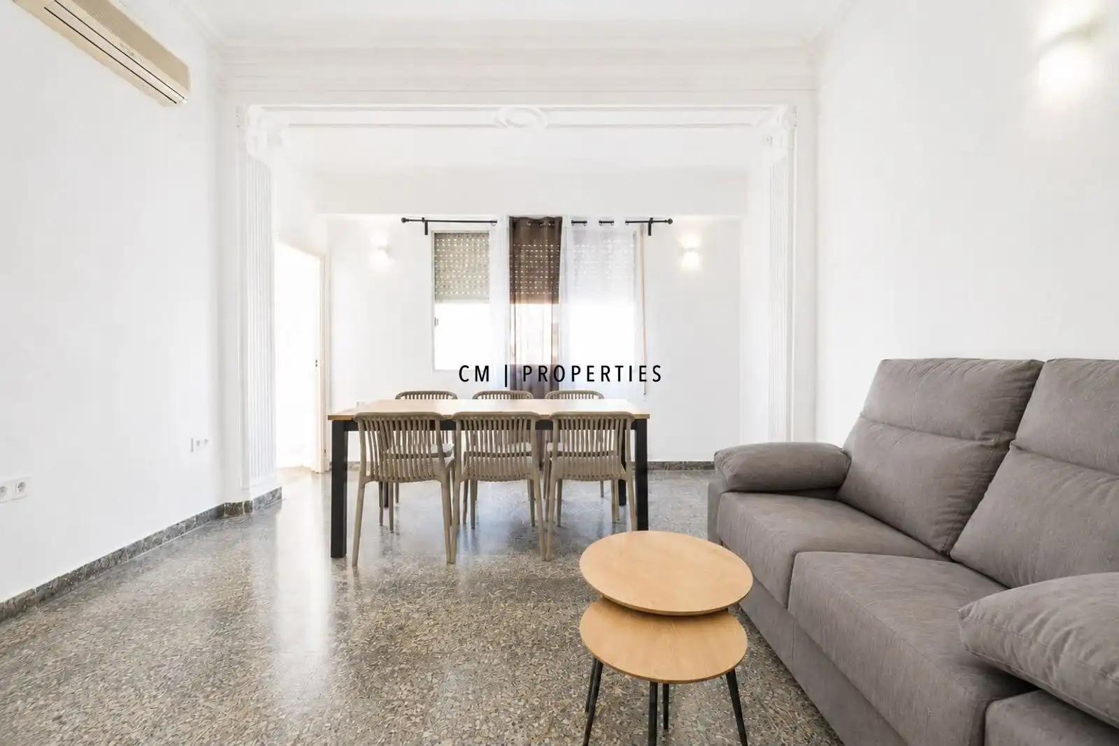 Außenansicht von Wohnung zur Miete in Valencia mit Klimaanlage, Heizung und Terrasse
