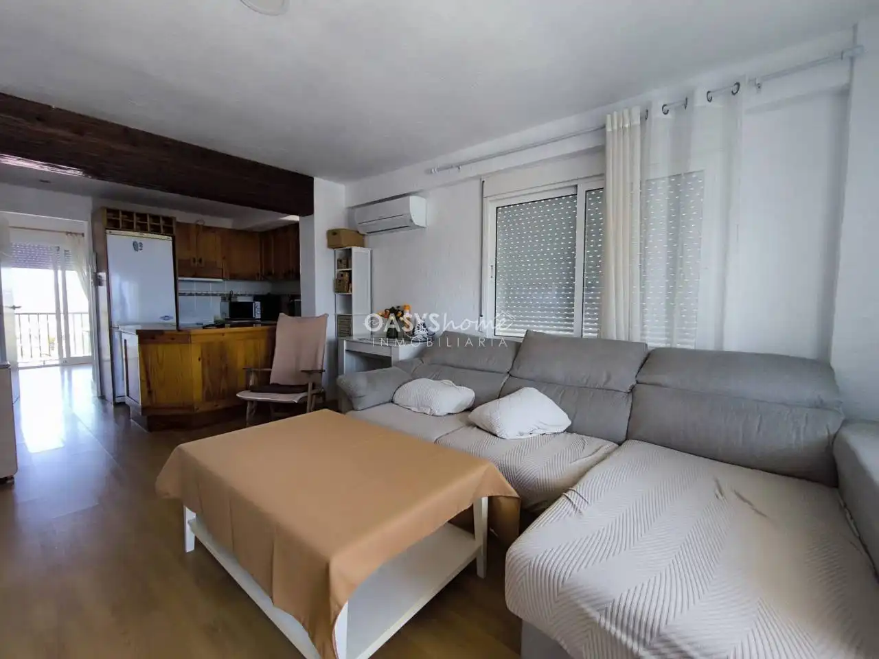 Sala de estar de Piso de alquiler en La Manga del Mar Menor con Terraza, Trastero y Amueblado