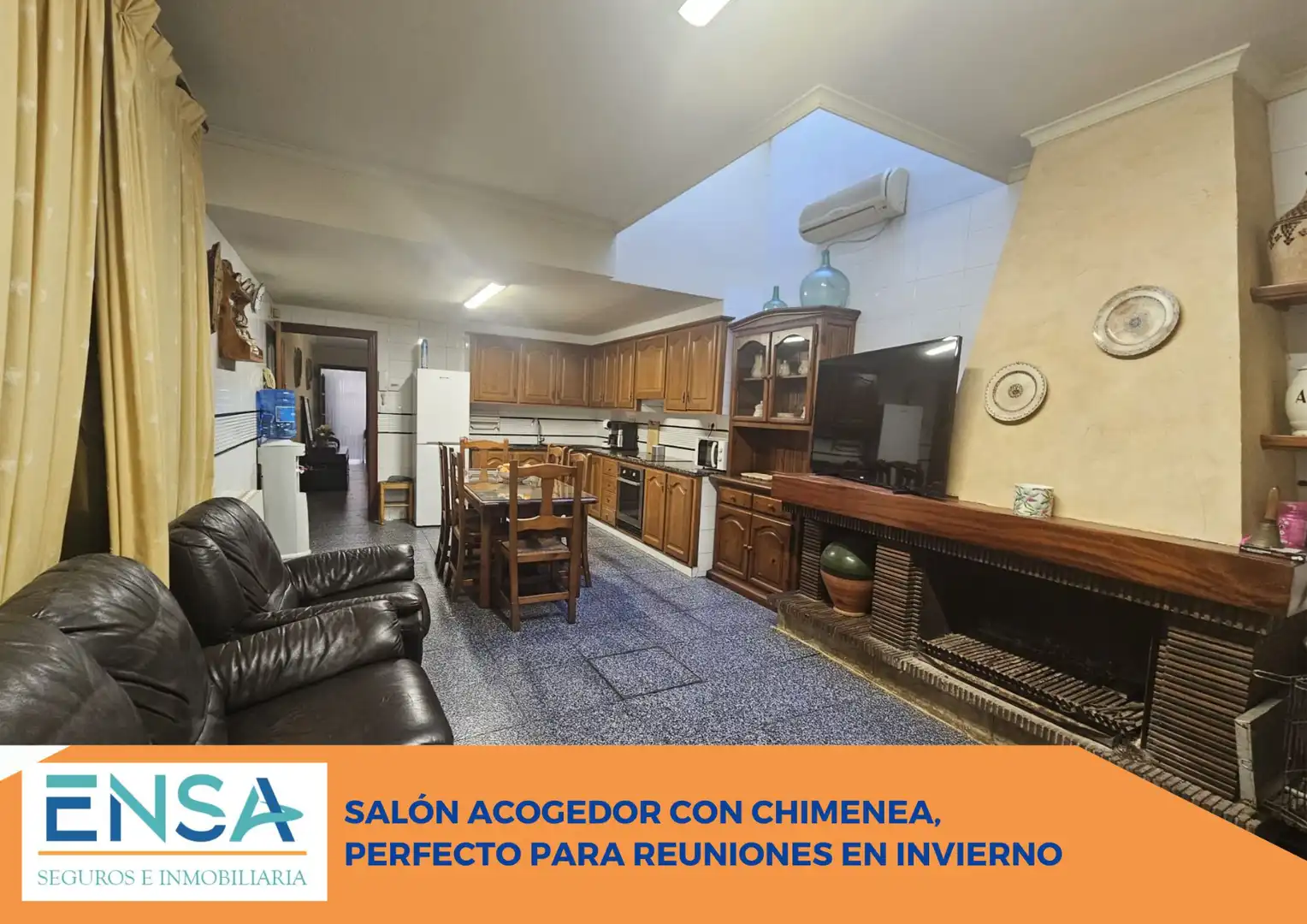 Sala de estar de Casa adosada en venta en Vila-real con Aire acondicionado, Calefacción y Terraza
