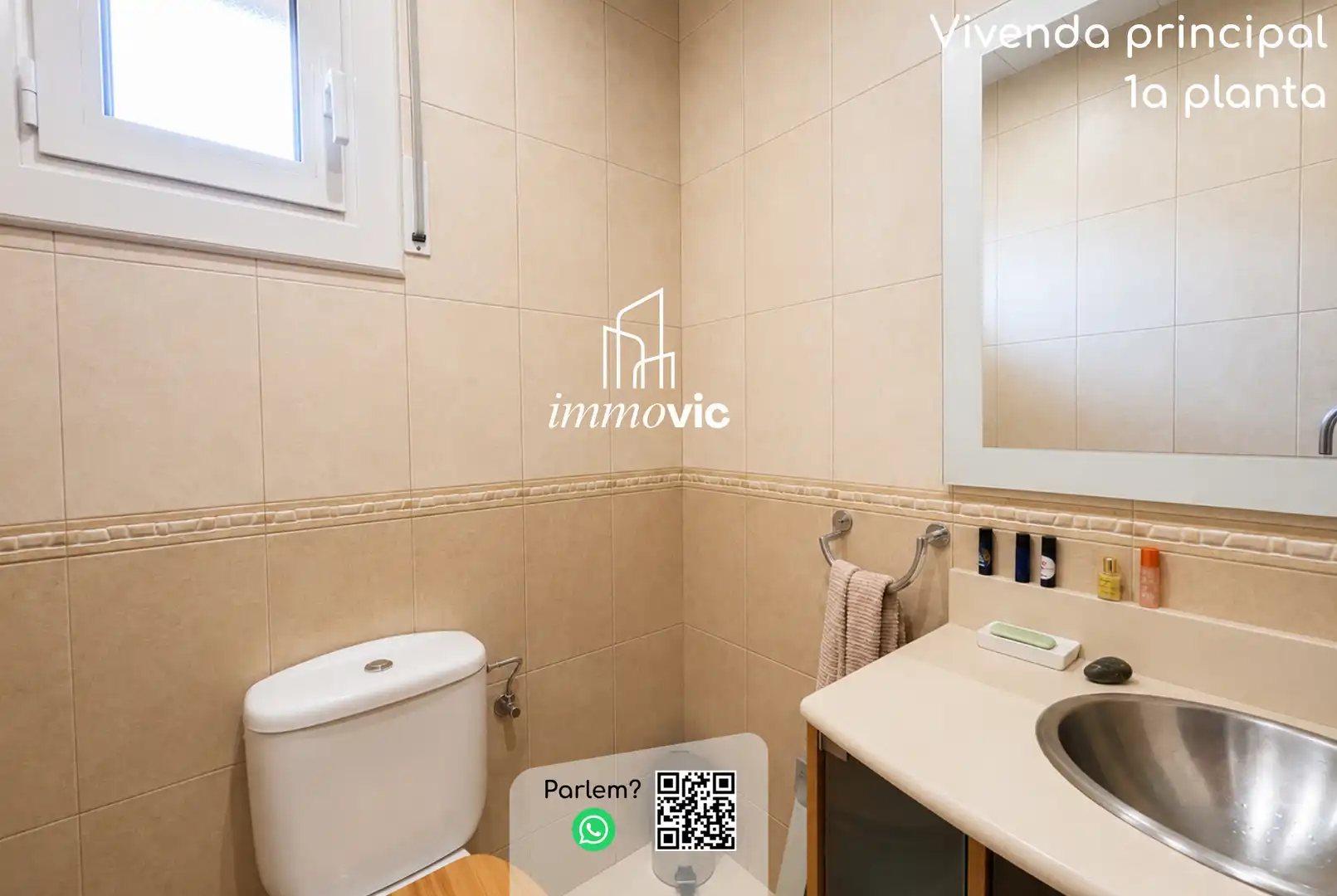 Baño de Casa o chalet en venta en Centelles con Calefacción, Jardín privado y Parquet