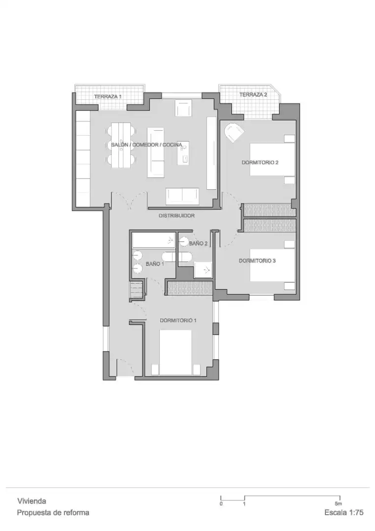 Piso en venta en Madrid con Terraza y Balcón