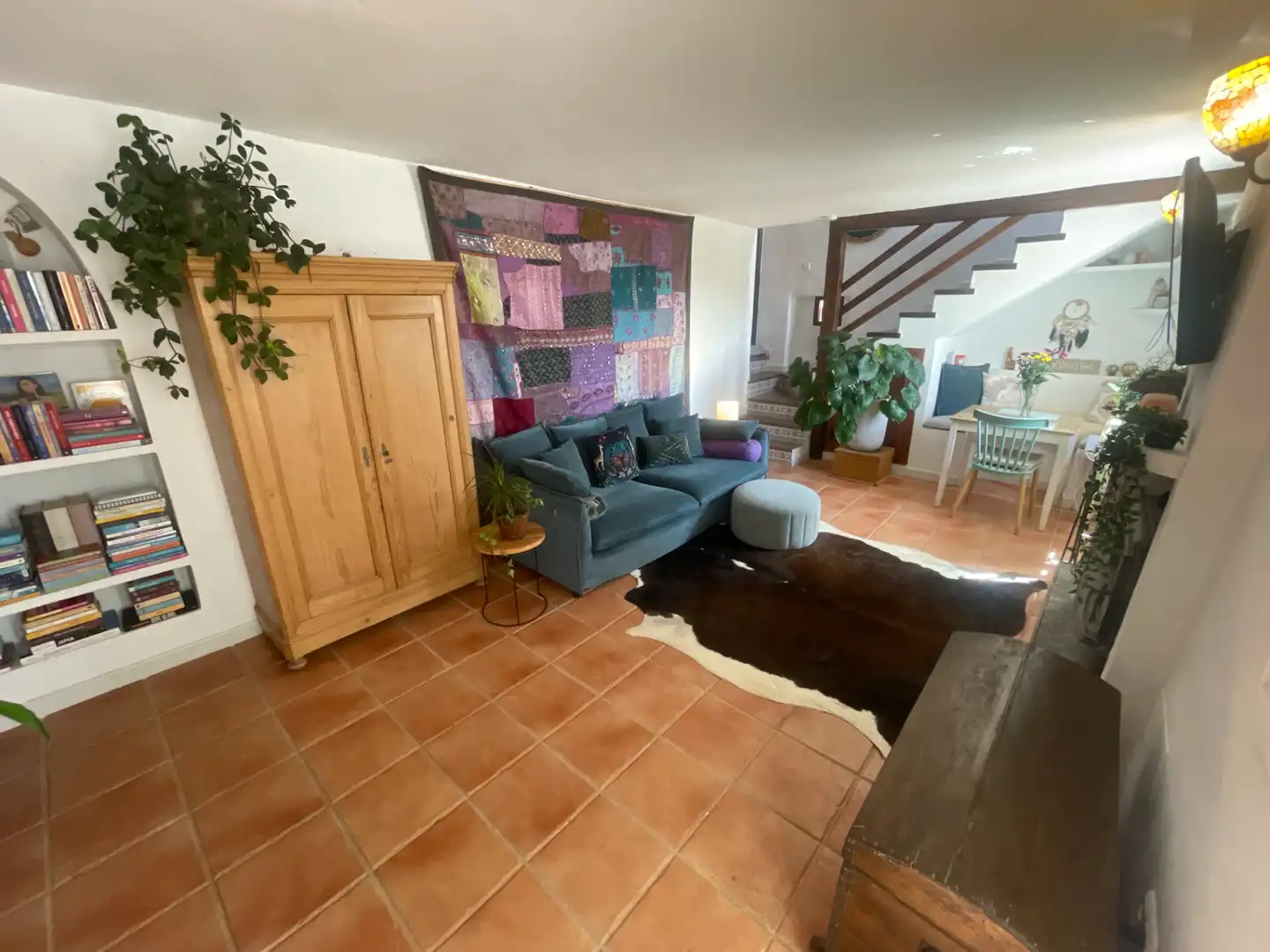 Living room of Country homes for sale in Villanueva de la Concepción  with Air Conditioner, Heating and Private garden