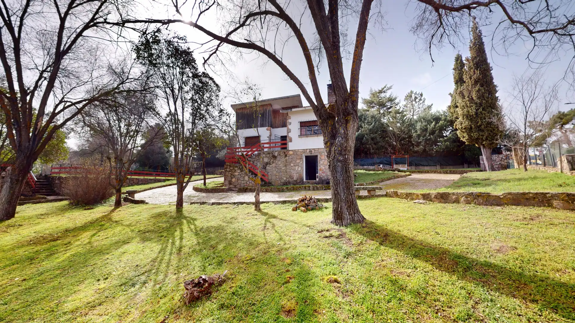 Vista exterior de Casa o chalet en venta en Robledo de Chavela con Calefacción, Jardín privado y Terraza